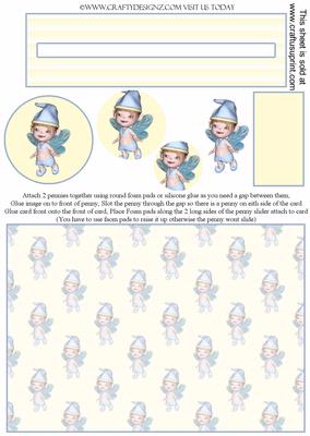Baby Boy Fairy Penny Slider