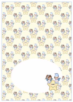 Baby Fairies Sat on a Star Penny Slider Insert