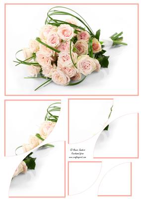 Stunning Pink Roses Bouquet 2 Corner Stacker
