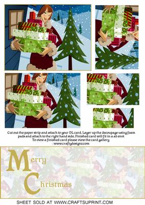 Christmas Shopping Over the Edge Kit (merry Christmas)