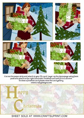 Christmas Shopping Over the Edge Kit (happy Christmas)