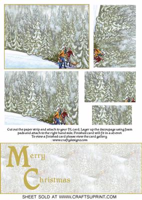 Wintertime Walk Over the Edge Kit (merry Christmas)