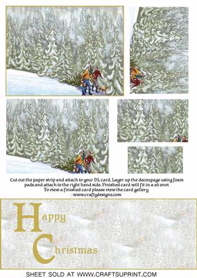 Wintertime Walk Over the Edge Kit (happy Christmas)