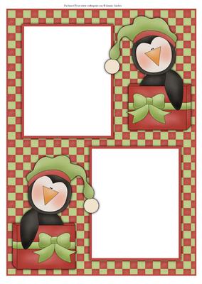 Christmas Penguin Photo Frame