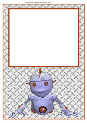 Zippy the Robot Photo Frame