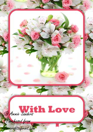 Lilies & Roses Bouquet Card Kit
