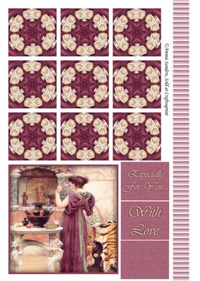 Vintage Beauty Topper & Tile Sheet