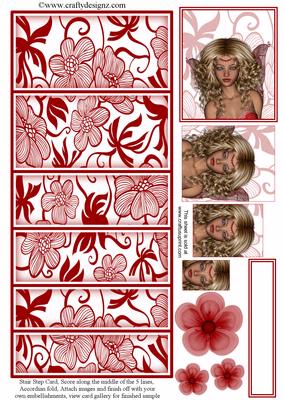 Beautiful Red Fairy Stair Stepper Kit