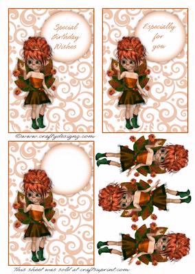 Autumn Blessings Fairy Toppers