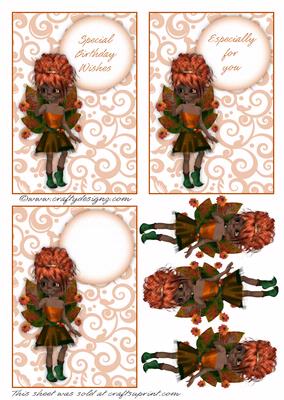 Autumn Blessings Fairy Toppers
