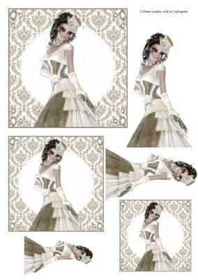 Vintage Beauty Topper Sheet