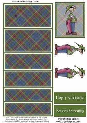 Christmas Teddy Stair Stepper Kit