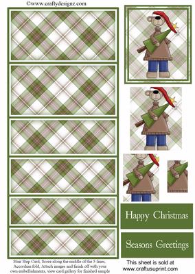 Christmas Teddy Stair Stepper Kit