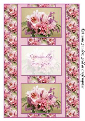 Beautiful Floral 3 Panel Foldback