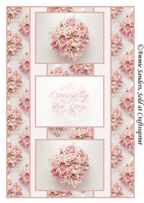 Beautiful Floral 3 Panel Foldback