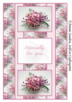 Beautiful Floral 3 Panel Foldback