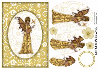 Fantasy Fairy Card Front Kit
