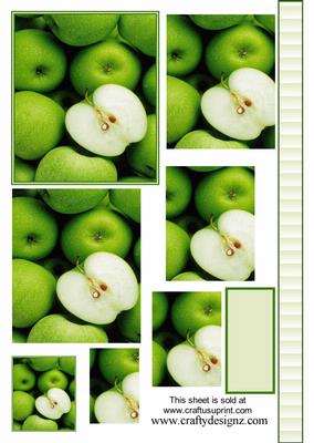 Tasty Green Apples Pyramid