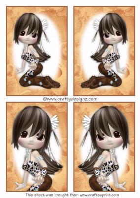 4 Super Cute Girl Toppers