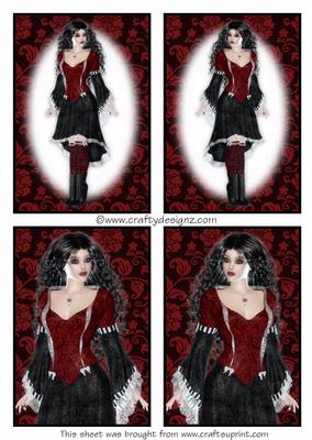4 Gorgeous Gothic Ladies Toppers