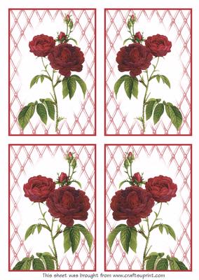 4 Elegant Rose Toppers