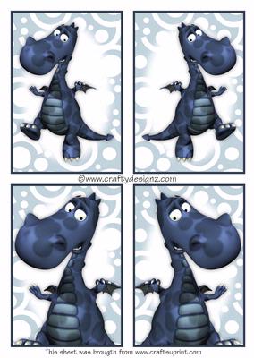 4 Cute Dino Toppers