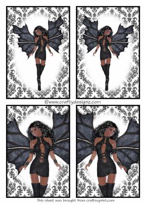 4 Halloween Fairy Toppers