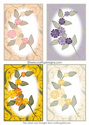 4 Floral Toppers