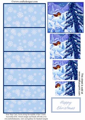 Winter Log Cabin Stair Stepper Kit