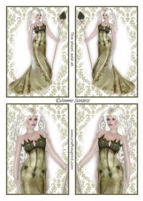 4 Woodland Princess Toppers