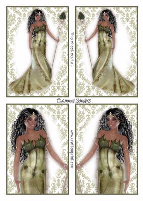 4 Woodland Princess Toppers