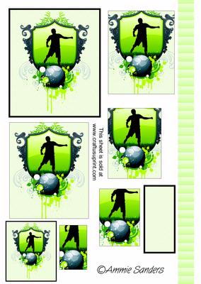 Football 3D Pyramid Sheet
