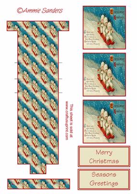 Cute Christmas Babies Waterfall