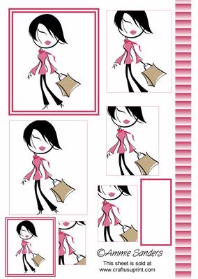 Diva Girl Pyramid with Ribbon and Text Plate
