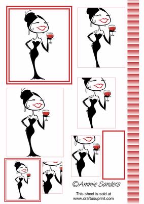 Diva Girl Pyramid with Ribbon and Text Plate