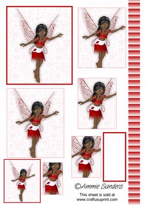 Pretty Red Fairy Pyramid