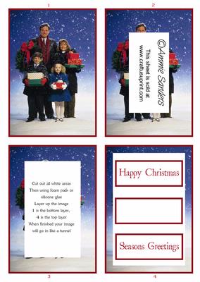 Christmas Family Tunnel Sheet