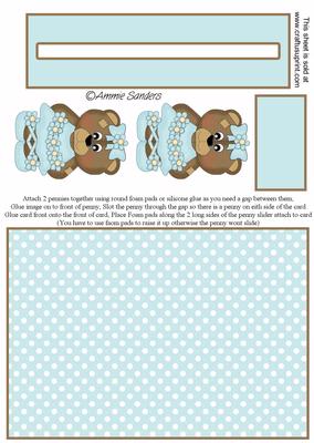 Super Cute Ballerina Teddy Penny Slider