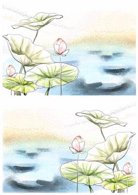 2 A5 Backgrounds for Your Decoupage Ladies & Rubber Stamps