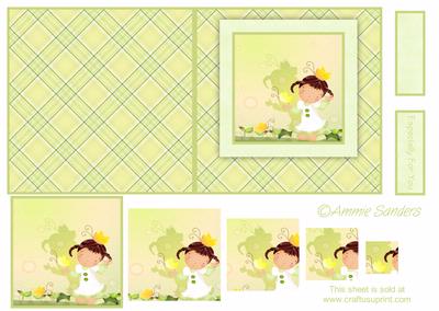 Daisy May Chasing Butterflys 5x5 Card Kit