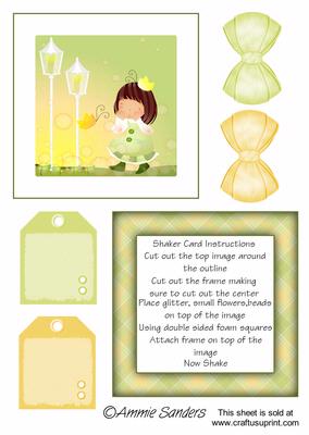 Daisy May Chasing Butterflys Shaker Card Kit