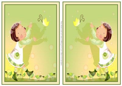 Daisy May Chasing Butterflies Large A5 Toppers