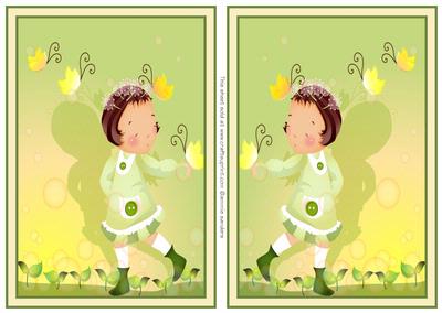 Daisy May Chasing Butterflies Large A5 Toppers