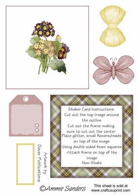 Pretty Floral Shaker Card Kit