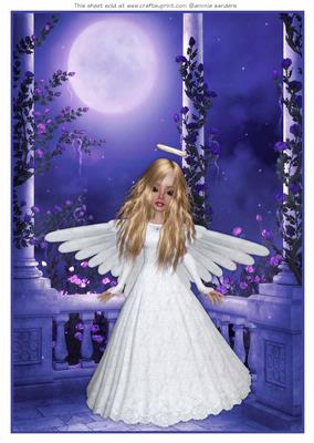 Celestial Angel Large A4 Topper