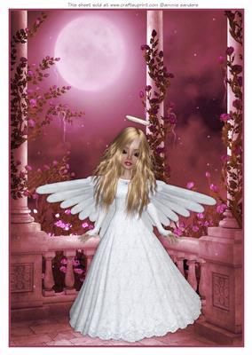 Celestial Angel Large A4 Topper