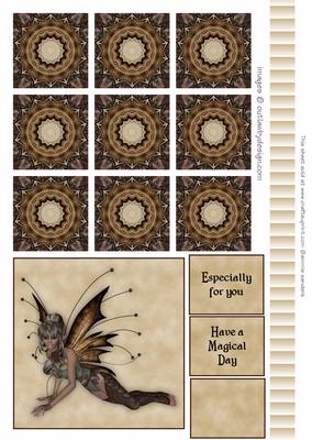 Woodland Fae Teabag Sheet