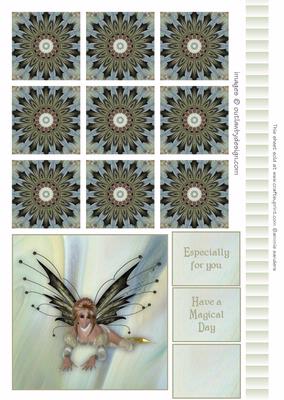 Beautiful Fairy Teabag Sheet