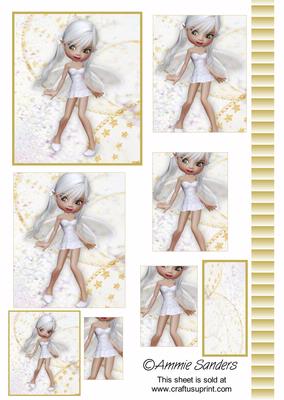 Sparkle Fairy 3D Pyramid Sheet
