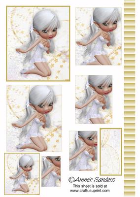 Sparkle Fairy 3D Pyramid Sheet